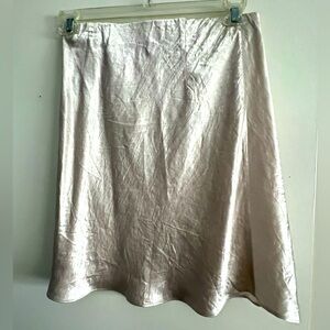 Aritzia Babaton Light Pink SLIP SATIN MINI SKIRT - Size 10 - Excellent Condition